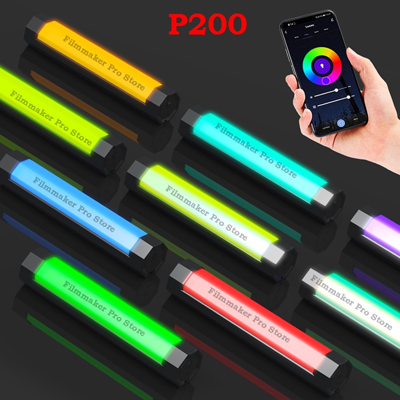 LUXCEO P200 PavoTube RGB Ʈ ƽ Ʃ,  ڵ..